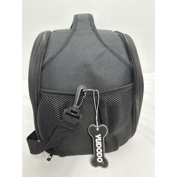 Pet Carrier Foldable Travel Zipper Bag Black NWT - Picture 4 of 10